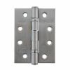 Atlantic Ball Bearing Hinges Grade 11 Fire Rated 4" x 3" x 2.5mm - Satin Stainless Steel (Pair)