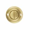 Old English Solid Brass Oval WC Turn and Release - Satin Brass