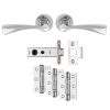 Sintra Latch Pack - Ultimate Door Pack - Polished Chrome