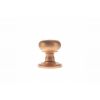 Old English Harrogate Solid Brass Mushroom Mortice Knob on Concealed Fix Rose - Urban Satin Copper
