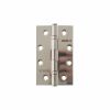 Atlantic Slim Knuckle Ball Bearing Hinges 4" x 2.5" x 2.5mm - Polished Stainless Steel (Pair)
