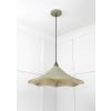 Smooth Brass Flora Pendant in Tump