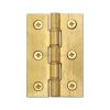 Heritage Brass Hinge Brass with Phosphor Washers 3" x 2" Natural Brass finish