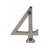 Heritage Brass Numeral 4 Face Fix 76mm (3") Matt Bronze finish
