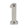 Heritage Brass Numeral 1 Face Fix 76mm (3") Satin Nickel finish