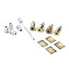 Aged Brass Secure Stops (Pack of 4)