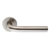 Straight Lever On Sprung  Rose - Satin Stainless Steel