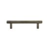 Heritage Brass Cabinet Pull Complete Knurl Design 96mm CTC Antique Brass finish