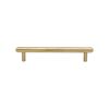 Heritage Brass Cabinet Pull Stepped Design 128mm CTC Satin Brass finish