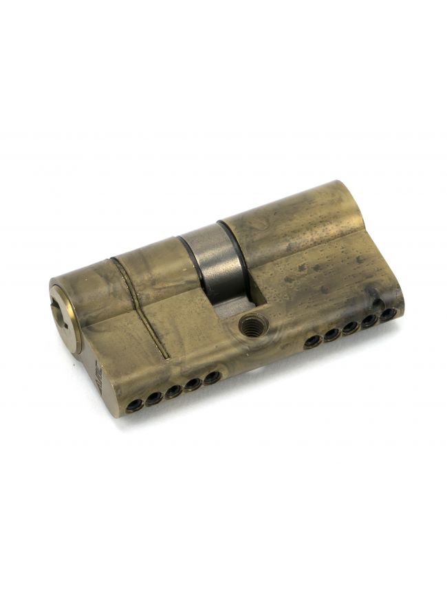 Aged Brass 30/30 5pin Euro Cylinder KA