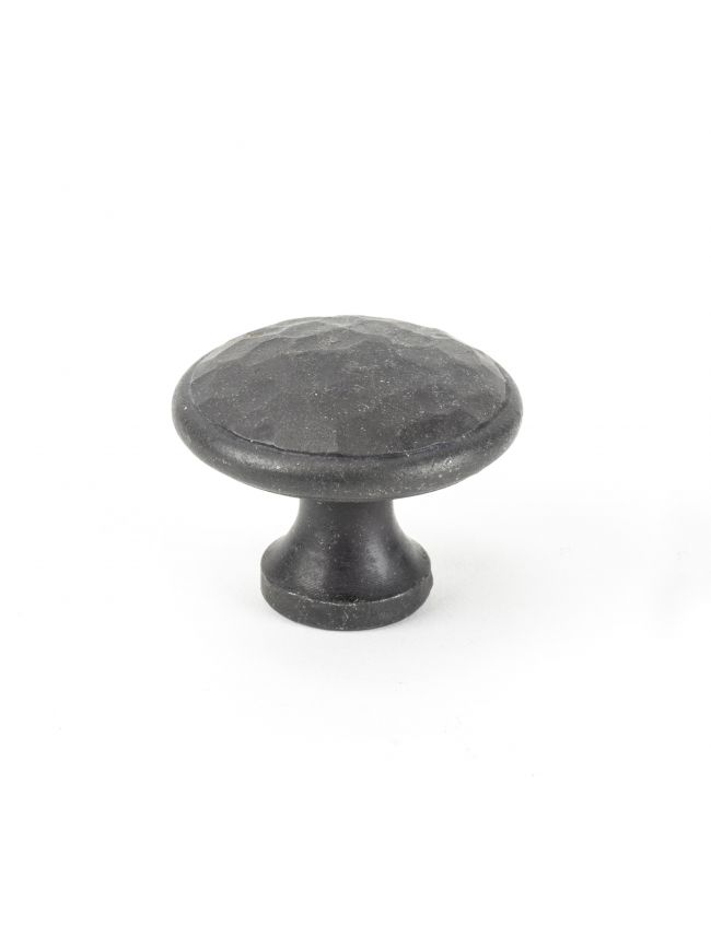 Beeswax Hammered Cabinet Knob - Large