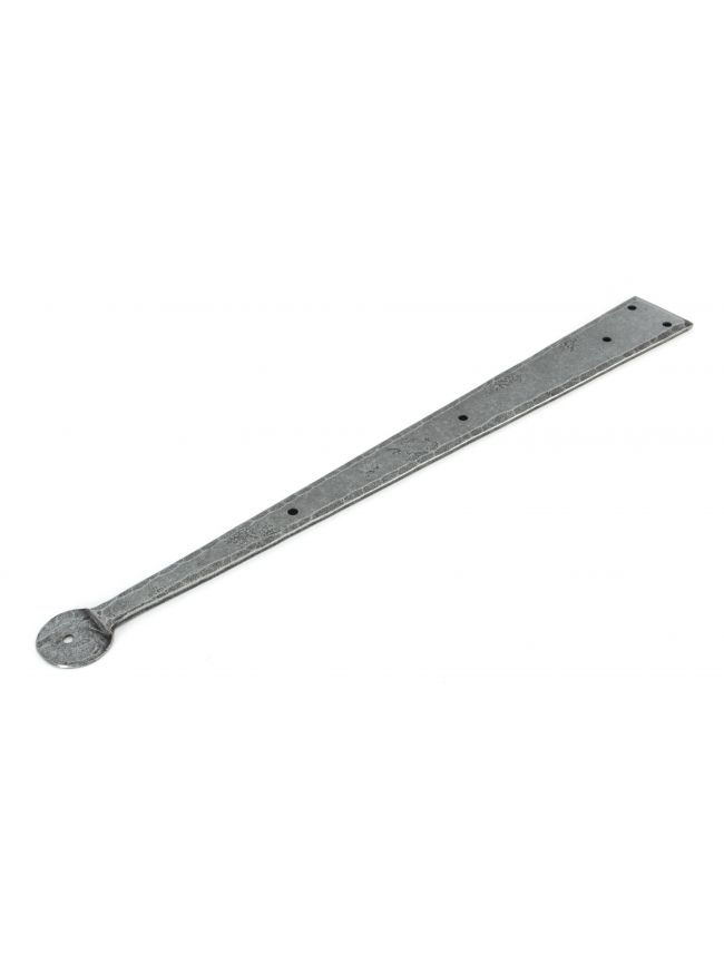 Pewter 18" Penny End Hinge Front (pair)
