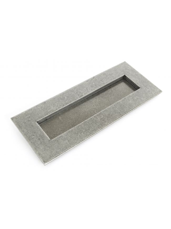 Pewter Small Letter Plate