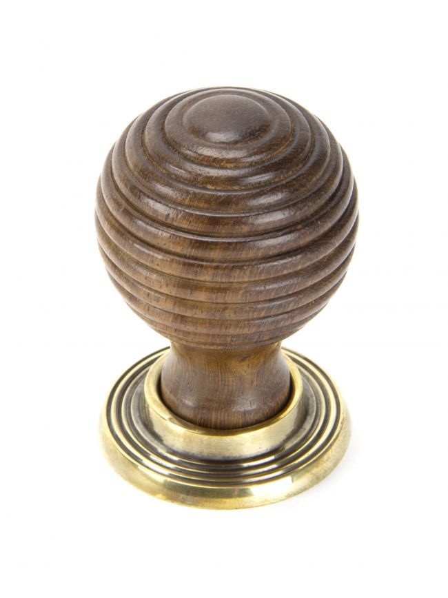 Rosewood and AB Beehive Cabinet Knob 38mm