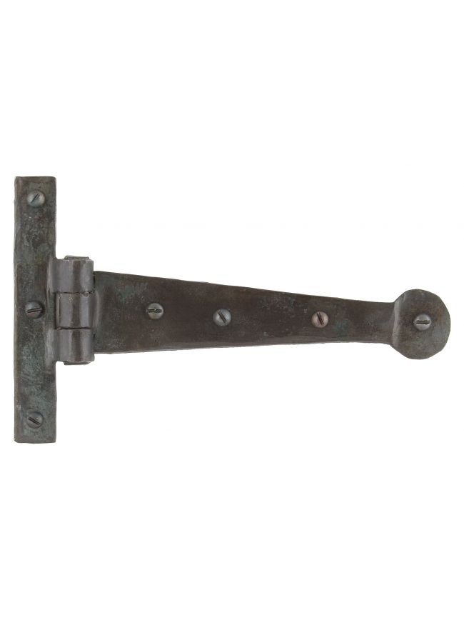 Beeswax 6" Penny End T Hinge (pair)