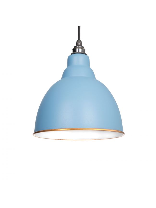 The Brindley Pendant in Pale Blue