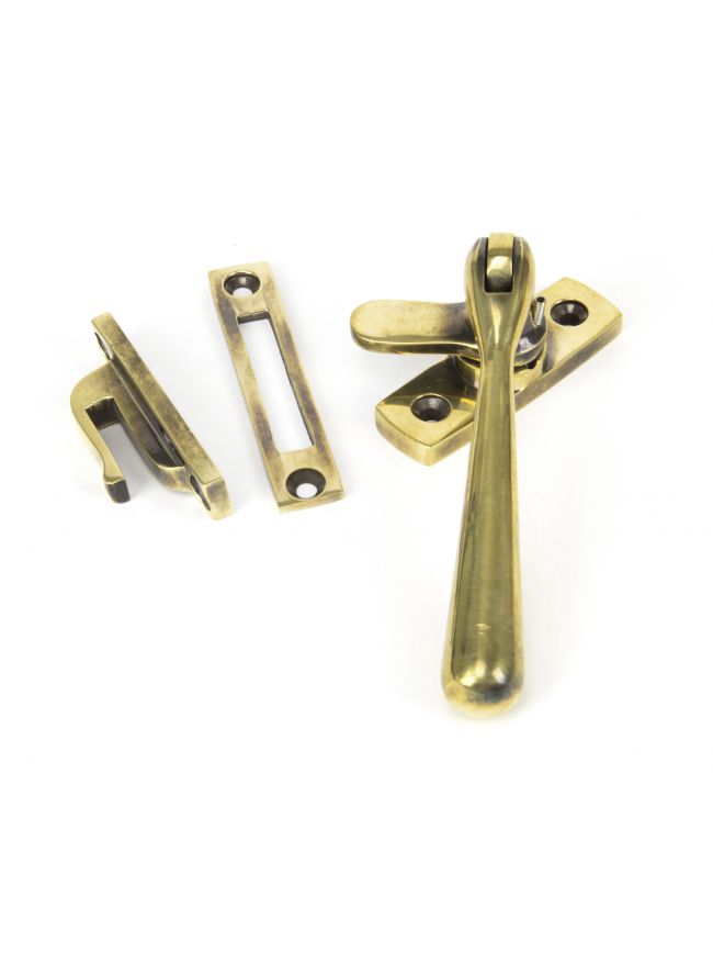 Aged Brass Locking Newbury Fastener