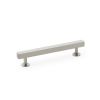 Alexander & Wilks - Square T-Bar Cabinet Pull Handle - Satin Nickel - 128mm