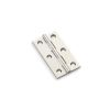 Alexander & Wilks - Heavy Pattern Solid Brass Cabinet Butt Hinge - Polished Nickel - 2.5"