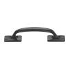 Rustic Dark Bronze Cabinet Pull Offset Design 210mm