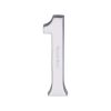 Heritage Brass Numeral 1 Concealed Fix 76mm (3") Polished Chrome finish