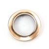 Polished Bronze Round Euro Escutcheon (Plain)