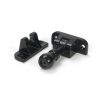 Black Mushroom Brighton Fastener (Radiused)