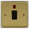 Eurolite Stainless Steel 20Amp Switch Polished Brass