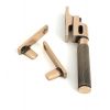 Polished Bronze Night-Vent Locking Brompton Fastener