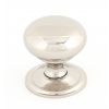 Polished Nickel Mushroom Cabinet Knob 38mm