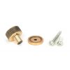 Polished Bronze Brompton Cabinet Knob - 25mm (Plain)