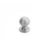 Queen Anne Knob 28mm - Satin Chrome