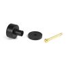 Matt Black Kelso Cabinet Knob - 25mm (Plain)