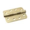 Grade 13 Ball Bearing P Hinge Radius - Satin Brass (Pair)