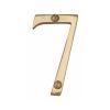 Heritage Brass Numeral 7 Face Fix 76mm (3") Polished Brass finish