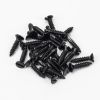 Black 8xÂ¾" Countersunk Raised Head Screws (25)