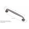 Salisbury Pull Handle (160mm CC) - Forged Steel