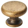 Temperance Knob 35mm - Antique Brass