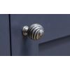 Pewter Twist Cabinet Knob