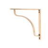 Polished Bronze Abingdon Shelf Bracket (200mm x 200mm)