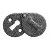 Oval Covered Escutcheon - Forged Steel