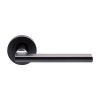 Trentino Lever On Rose - Matt Black