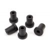 100kg Black (Top Mount) Sliding Door Hardware Kit (2m Track)