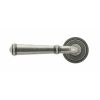 Pewter Regency Lever on Rose Set (Art Deco Rose) - Unsprung