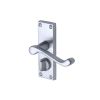 Project Hardware Door Handle for Privacy Set Malvern Short Design Satin Chrome finish