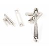 Polished Nickel Locking Reeded Fastener