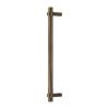 Heritage Brass Door Pull Handle Industrial Design 353mm Antique Brass Finish