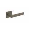 Tupai Rapido 5S Line Portel Lever Door Handle on 5mm Slimline Square Rose - Titanium