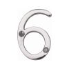 Heritage Brass Numeral 6 Face Fix 51mm (2") Polished Chrome finish