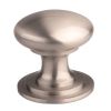 Victorian Cupboard Knob 38mm Stainless Steel Effect - Stainless Steel Effect